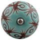 Sea Green Etched Ceramic Wine Stopper (Pack Of One Piece)